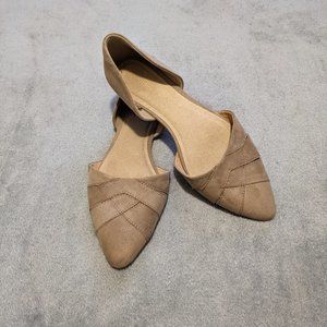 Old Navy Light Taupe D'Orsay Flats